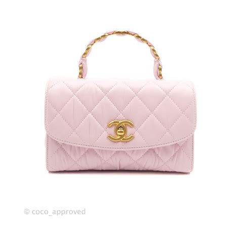 chanel pink flower|Chanel purses pink and black.